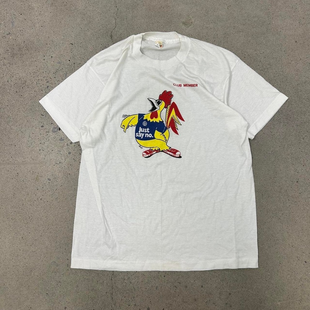 Vintage 80s/90s Just Say No To Drugs Rare Promo T-Shirt (Size XL)